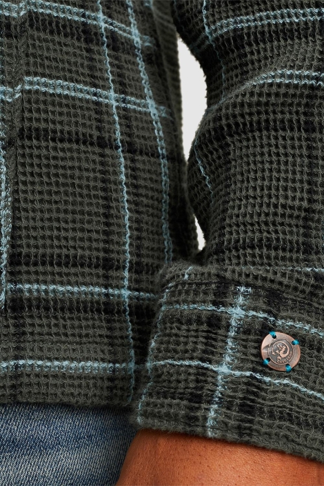 Cast Iron long sleeve shirt yd check regular